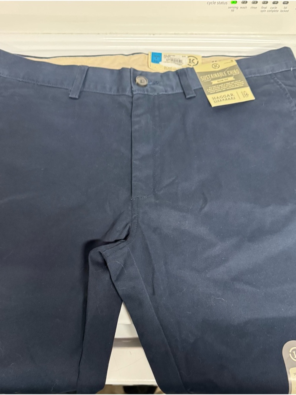 Haggar Navy Blue Men's Chino Pants